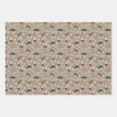 Golfing Santa on Desert Brown Geschenkpapier Set (Vorderseite 3)