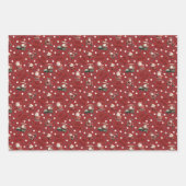 Golfing Santa on Red Geschenkpapier Set (Vorderseite 2)