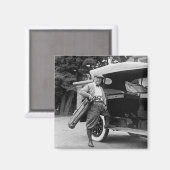 Golfing Senator, 1920er Magnet (Vorderseite/Rückseite)