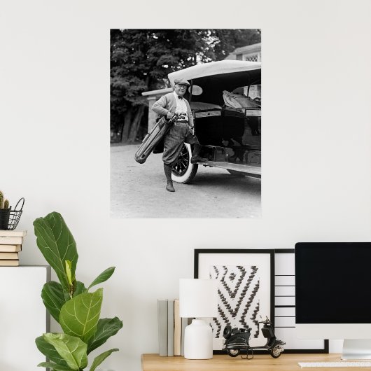 Golfing Senator, 1920er Poster (Heimbüro)