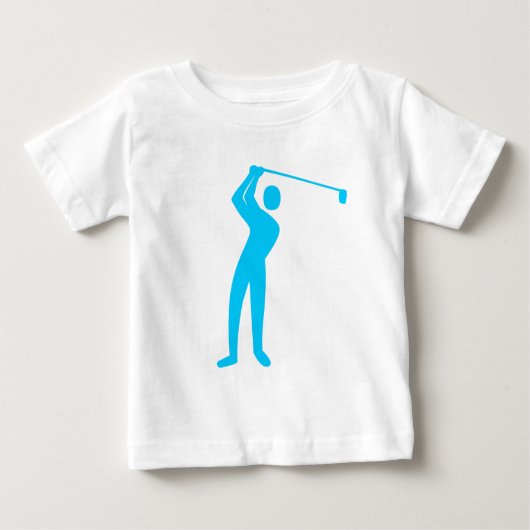 Golfing - Sky Blue Baby T-shirt (Vorderseite)