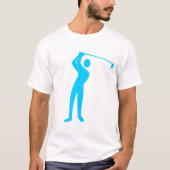 Golfing - Sky Blue T-Shirt (Vorderseite)