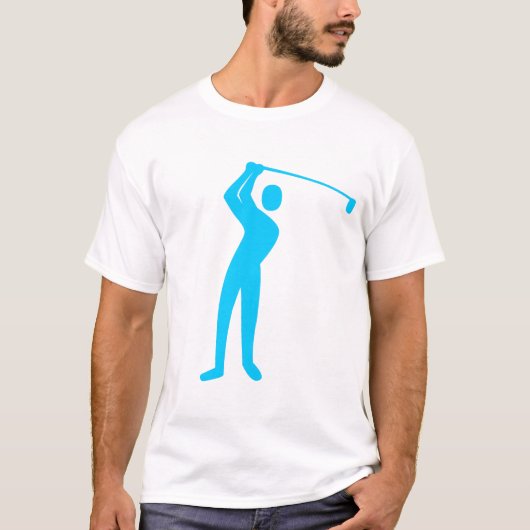 Golfing - Sky Blue T-Shirt (Vorderseite)