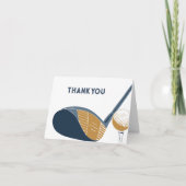 Golfing Themed Golf Club Blank Dankeskarte (Vorderseite)