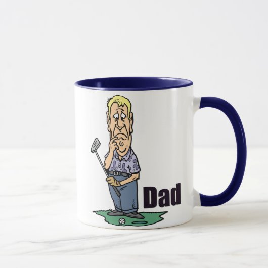 Golfing Vater 2 Tasse (Rechts)