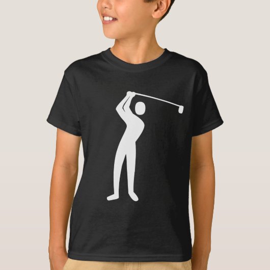 Golfing - Weiß T-Shirt (Vorderseite)