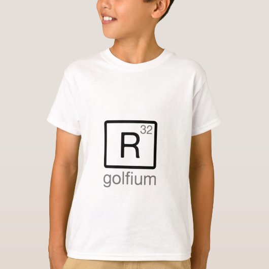 Golfium R32 (dunkel gedruckt) T-Shirt (Vorderseite)