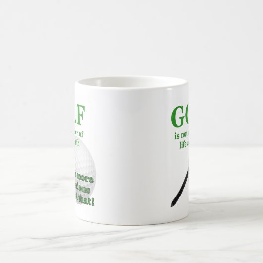 Golfkaffee-Tasse Kaffeetasse (Mittel)