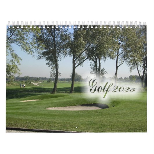 Golfkalender 2025 kalender (Titelbild)