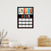 Golfkalender 2025 poster (Küche)