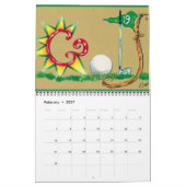 Golfkalender Kalender (Feb 2027)
