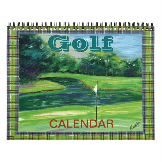 Golfkalender Kalender (Titelbild)