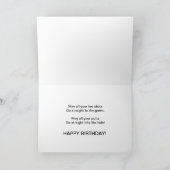 Golfkarte zum 68. Geburtstag Karte (Innenseite)