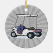 Golfkartographie Keramik Ornament (Hinten)