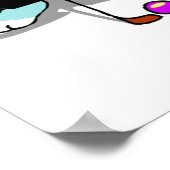 Golfkatze Poster (Ecke)