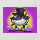 Golfklasse Postkarte (Vorderseite)