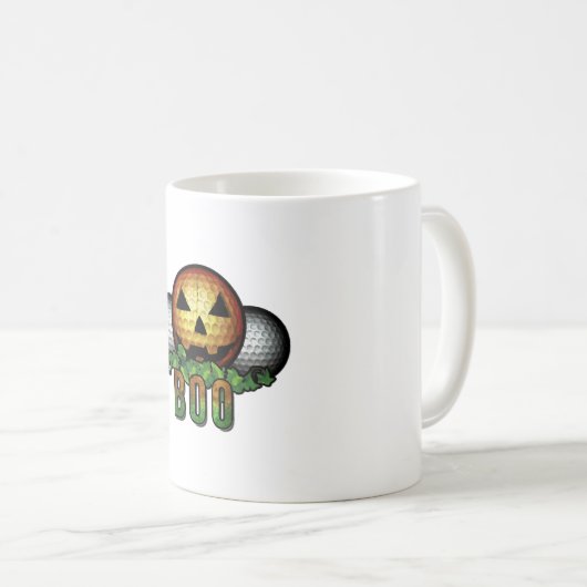 Golfklub Halloween Golfer Verleihung Geschenk Kaffeetasse (VorderseiteRechts)