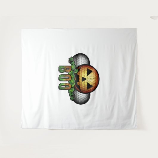 Golfklub Halloween Golfer Verleihung Geschenk Wandteppich (Vorderseite (Horizontal))