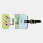 Golfklubs Monogram Name Gepäckanhänger (Vorderseite horizontal)