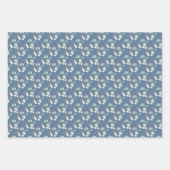 Golfklubs und Kunstrasen Geschenkpapier Set (Vorderseite)