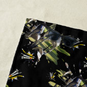 Golfklubs und T-Shirts, Strandhandtuch (Beispiel)