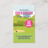 Golfklubwagen Visitenkarte (Vorderseite)