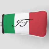 GOLFkopf-Putterabdeckung der italienischen Flagge Golf Headcover (Vorderseite)