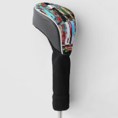 Golfkopfabdeckung – Abstrakte Kollapsreflexion Golf Headcover (angewinkelt)