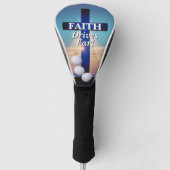 Golfkopfabdeckung Faith Drives Far Golf Headcover (Vorderseite)