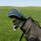 Golfkopfabdeckung | Modernes geometrisches Monogra Golf Headcover (In SItu)