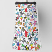 Golfkopfdeckel für Schweine Golf Headcover (Rotieren 90)