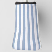 Golfkopfschutz Blau-Weiß Gestreift Golf Headcover (Rotieren 90)