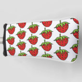Golfkopfschutz Erdbeeren Obst Golf Headcover (Vorderseite)