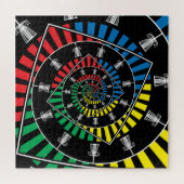 Golfkörbe mit unendlicher Festplatte Puzzle (Horizontal)