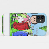 Golfkuppel - Personalisierter Cartoon Case-Mate iPhone Hülle (Rückseite (Horizontal))