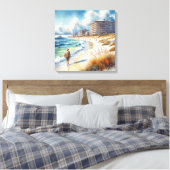 Golfküste 1 leinwanddruck (Insitu (Schlafzimmer))