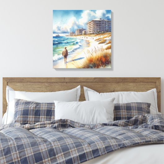 Golfküste 1 leinwanddruck (Insitu (Schlafzimmer))