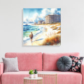 Golfküste 1 leinwanddruck (Insitu (Wohnzimmer))