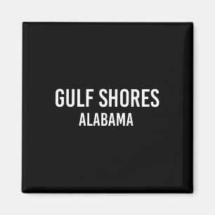Golfküste Alabama Al USA Patriotisch Vintage Sport Magnet