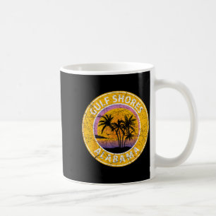 Golfküste Alabama Al Vintage Retro 80er Sommer Kaffeetasse