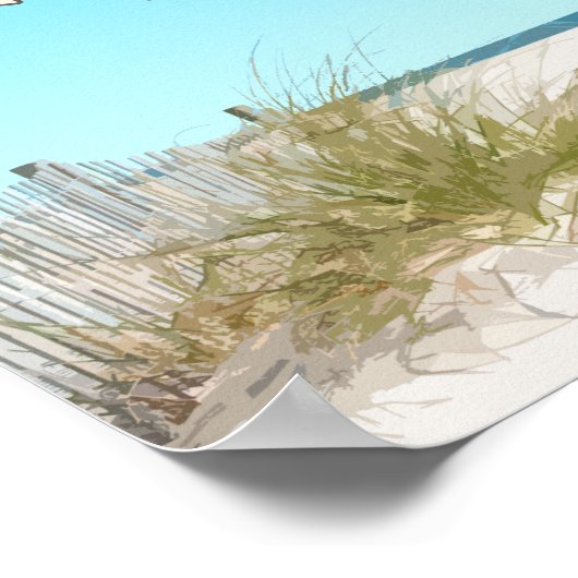 Golfküste Alabama Beach Poster (Ecke)