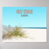 Golfküste Alabama Beach Poster (Vorne)