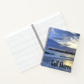 Golfküste Alabama Beach Sunrise Pier Notizblock (Innenseite)