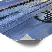 Golfküste Alabama Beach Sunrise Pier Poster (Ecke)