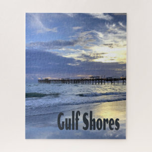 Golfküste Alabama Beach Sunrise Pier Puzzle