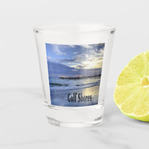 Golfküste Alabama Beach Sunrise Pier Schnapsglas
