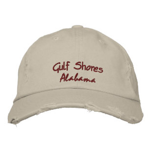 Golfküste Alabama Bestickte Baseballkappe