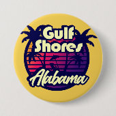 Golfküste Alabama Button (Vorderseite)