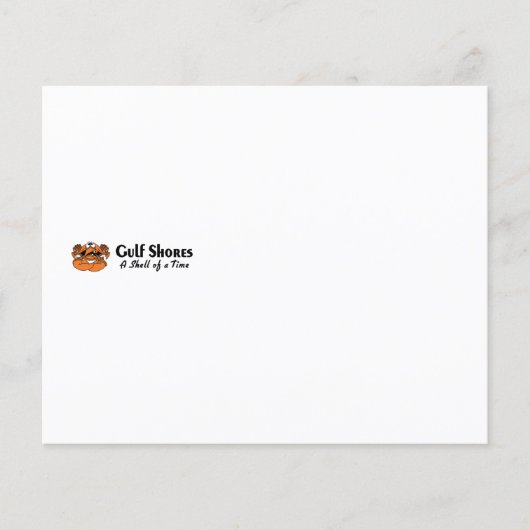 Golfküste Alabama Crab Flyer (Vorne)