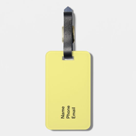 Golfküste Alabama Crab Gepäckanhänger (Rückseite vertikal)